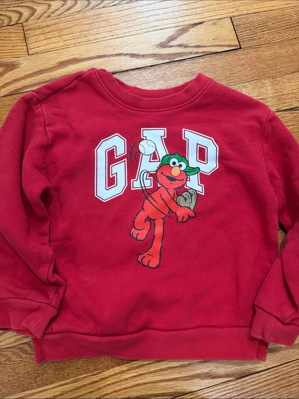 Gap Toddler Boys Elmo Baseball Sweatshirt 5T